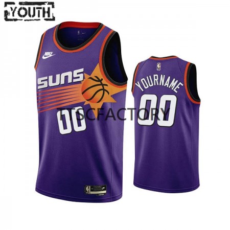 Maillot Enfant Phoenix Suns Personnalisé Nike 2022-23 Classic Edition Violet Swingman
